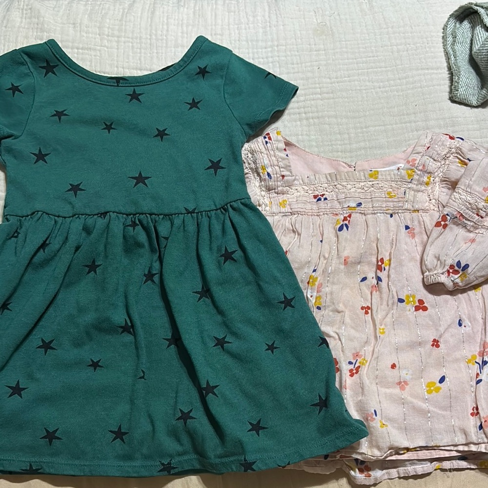 Cat & Jack 2 Piece Bundle Dress and Blouse